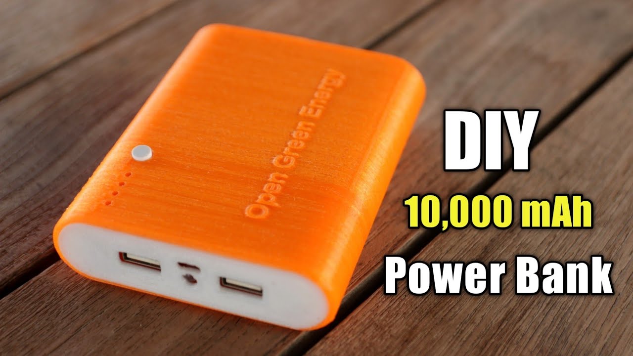 DIY 10,000 mAh Power Bank | How to Make 18650 Battery Pack